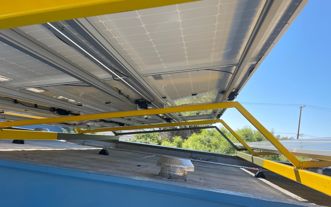 Rooftop Solar Panel Carwash