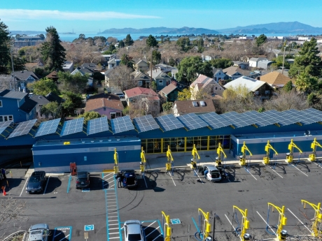 Sustainable Carwash Solar Roof