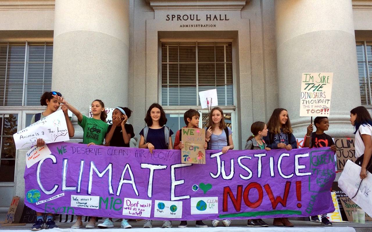 Students in the Bay Area Respond to the Call of 16-Year-Old Greta Thunberg as She Inspires World’s Largest Climate Change Protest