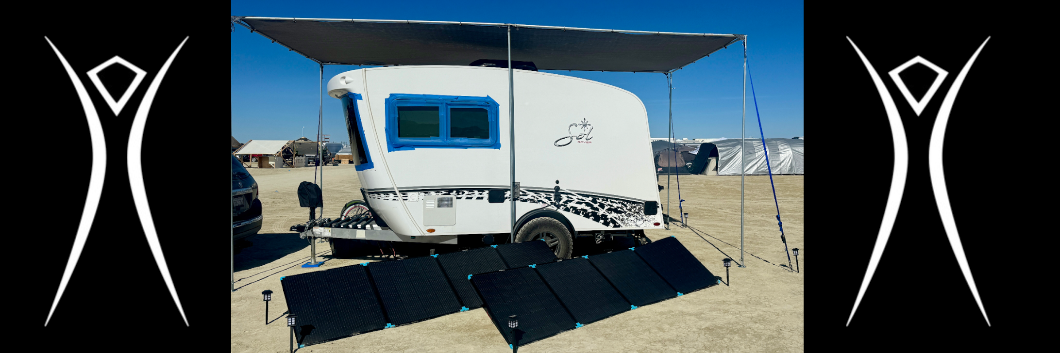 Burning Man Solar Portable