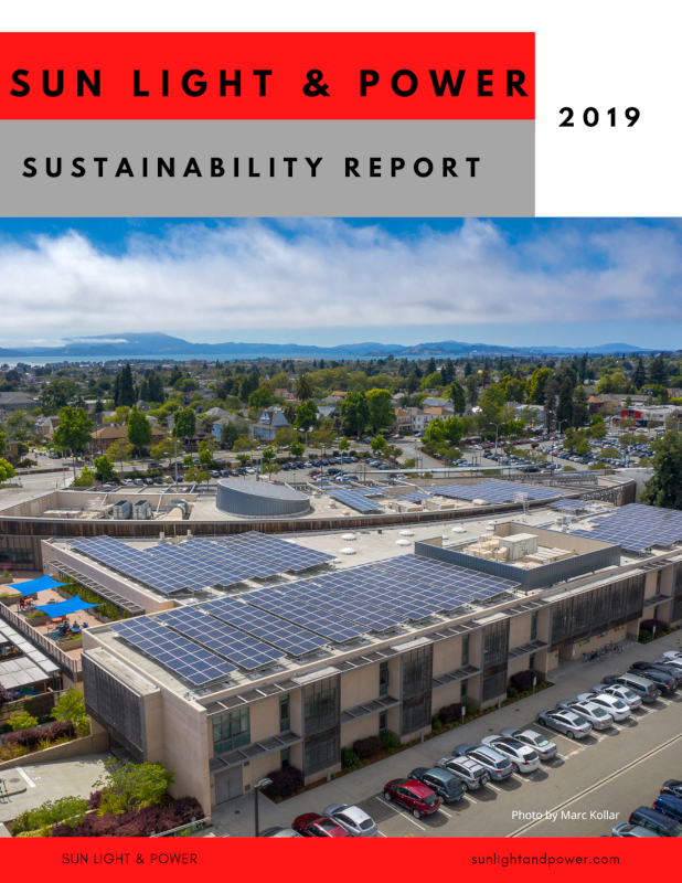 2019 Sustainability Report Cover