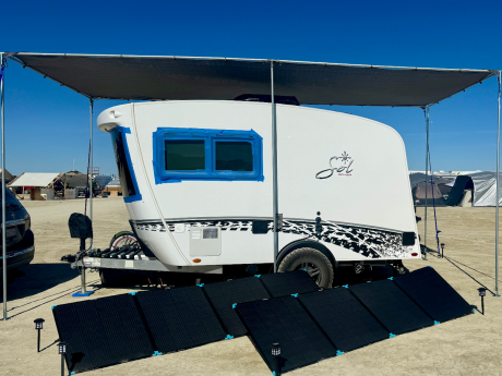 Portable Solar Burning Man Blog